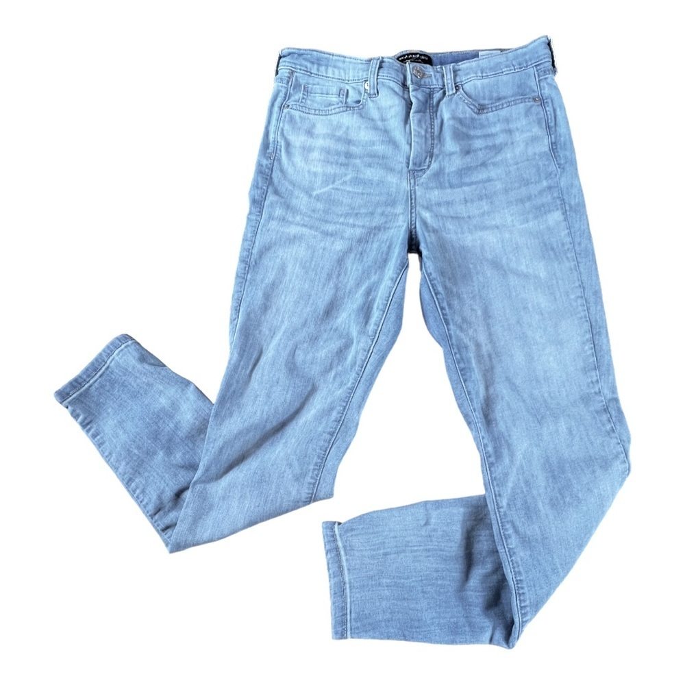 Banana Republic Skinny Jeans, light wash, lightweight, size 30, US 10